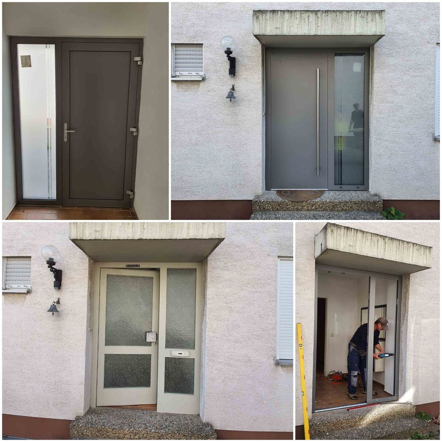 Haustür Modernisierung / Aluminium Haustür in Nieder Olm