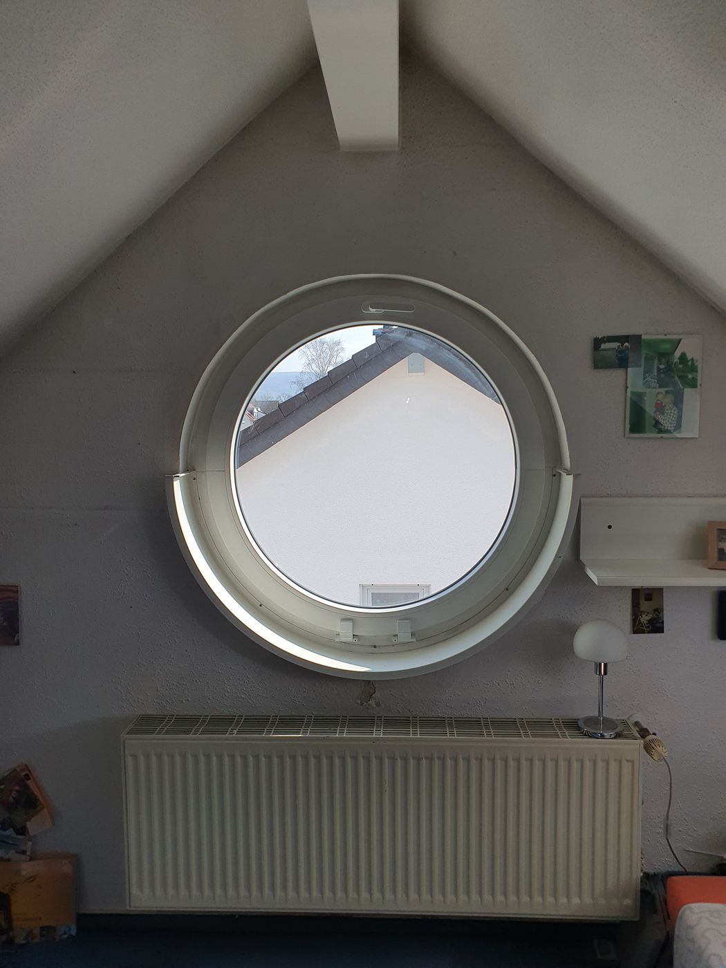 Rundes Kunststoff Fenster in Seligenstadt