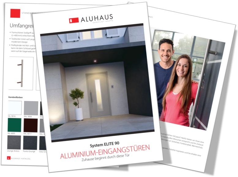 ALUHAUS ELITE 90 Aluminium Eingangstüren  | PDF, 27 Seiten, 10 MB